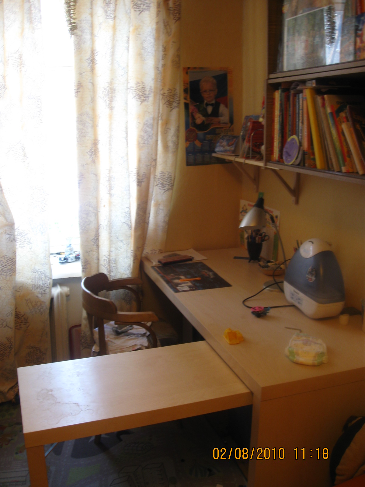 Тот же стол в варианте на двоих. Детская