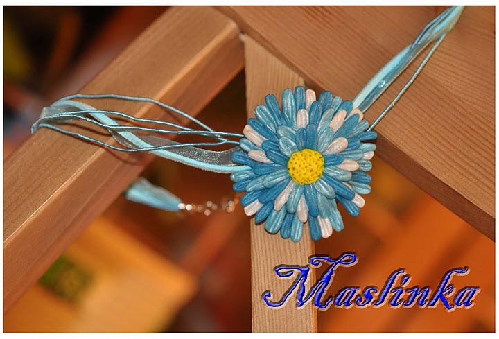 Хризантема. Пластик Фимо