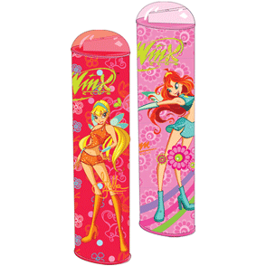 металлический пенал с 12 цв. карандашами. W*I*N*X