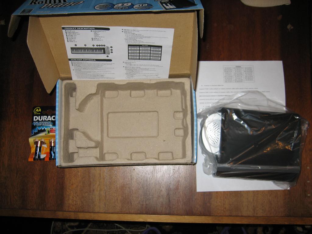 Гибкое пианино