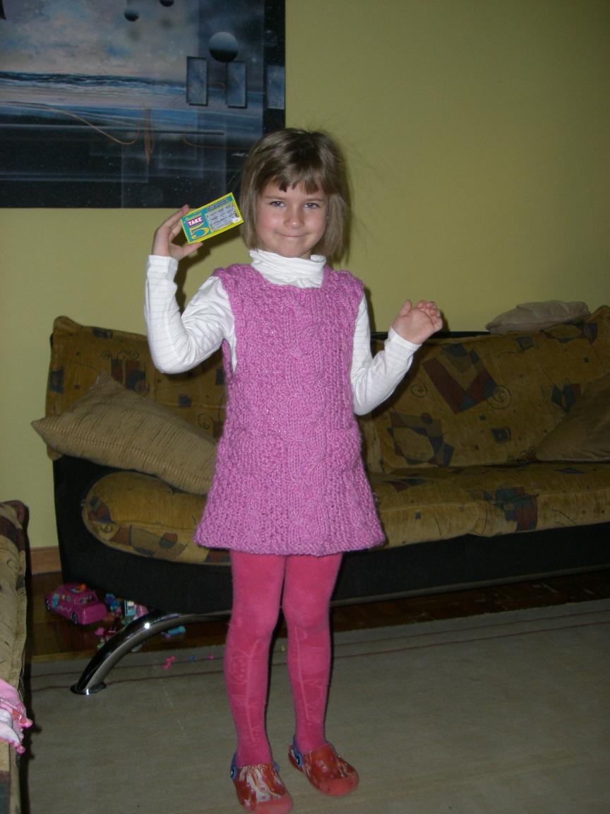 Осинка стала музой на этот сарафан . Вязание