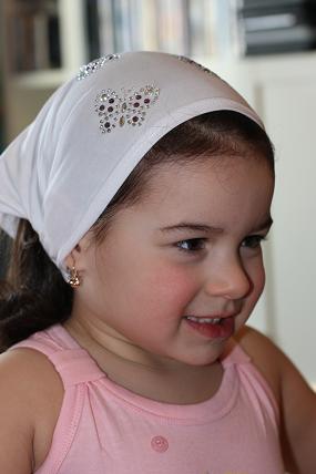 Косыночка с бабочками из страз). Ч*О*Б*И