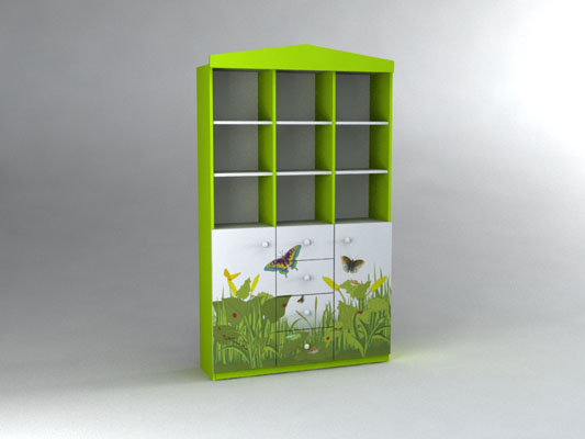 Стеллаж 'Весна'. Мебель 'Детские'