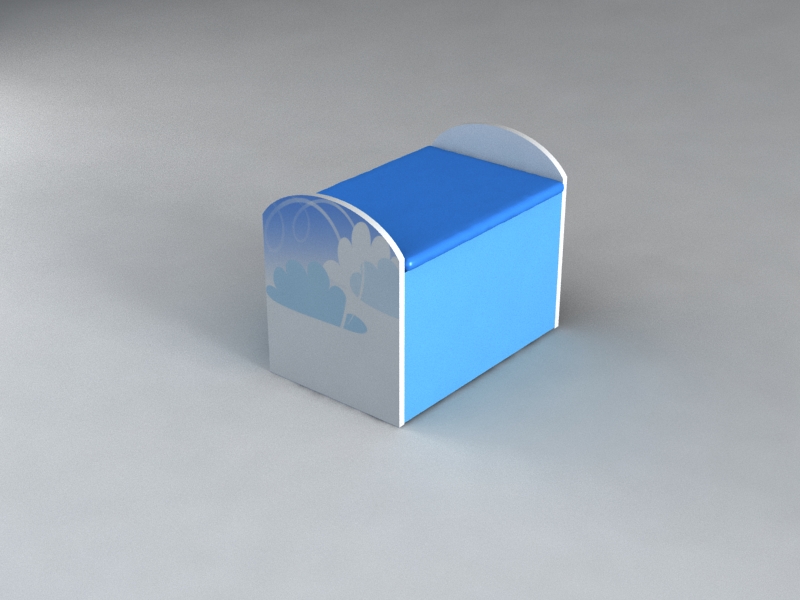 Банкетка 'Самолет'. Мебель 'Детские'