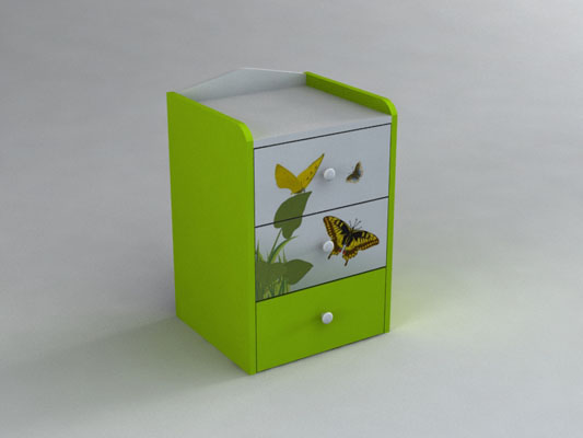 Тумба прикроватная 'Весна'. Мебель 'Детские'