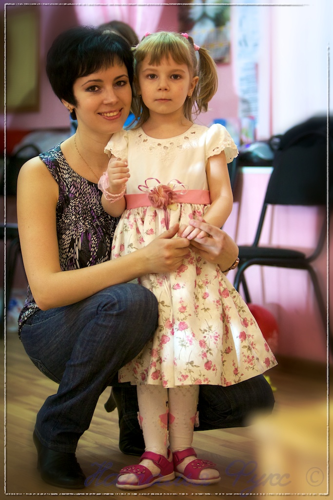 мама с дочкой)). Вике 4 года! День рождения!