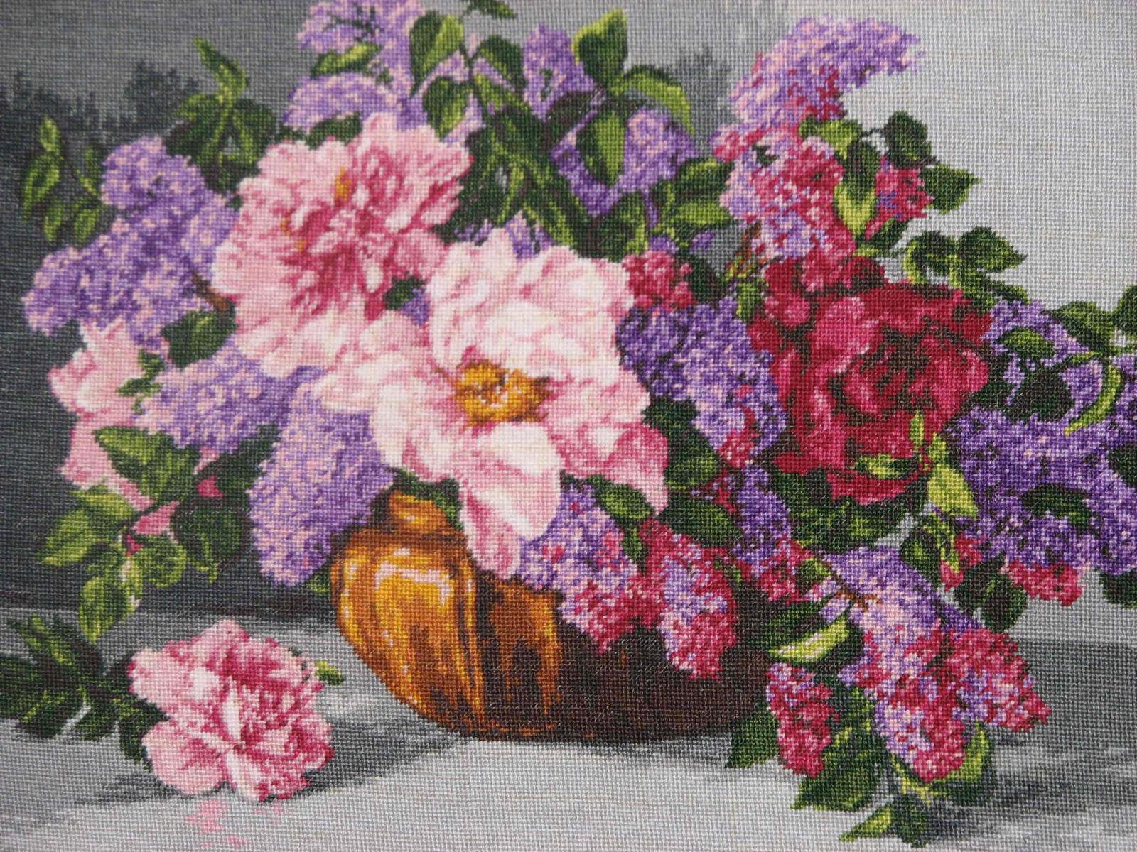 GalinaP. 710 Liliac si bujori (Сирень и пионы)