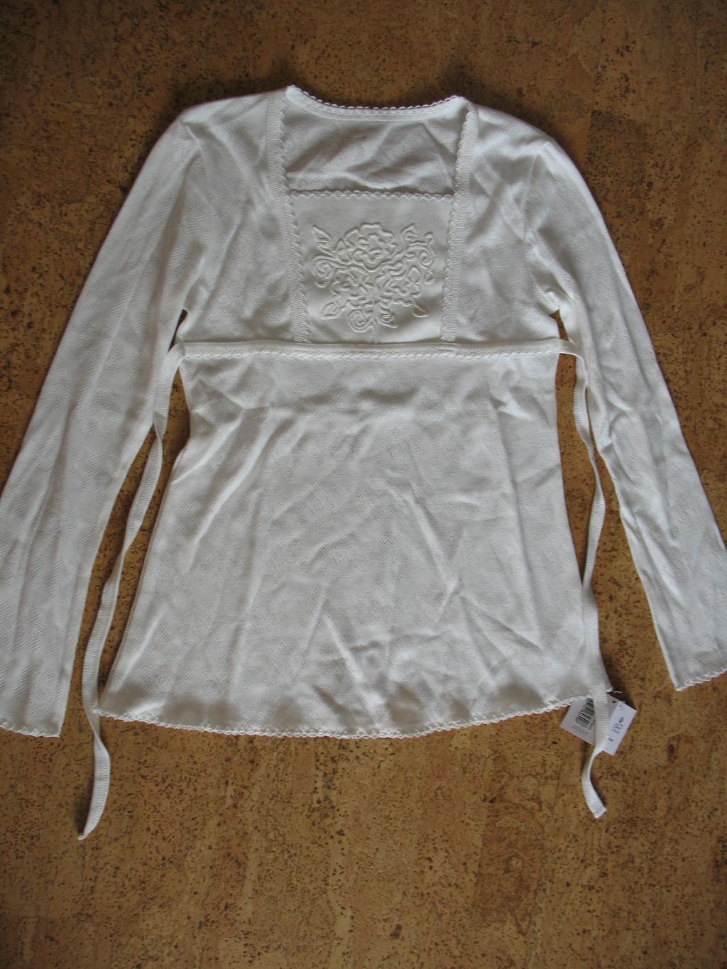 1078Джемпер д/д с маленькой вставкой. Снежок:)