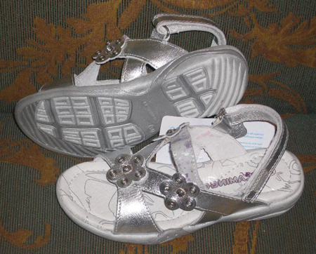 арт. BS92135 СЕРЕБРО . Модели обуви Фламинго