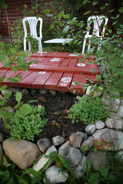 не только 'железки' нуждались в облагораживании.... Дачное-Удачное-2008:-) моя «станковая и прикладная живопись':-))