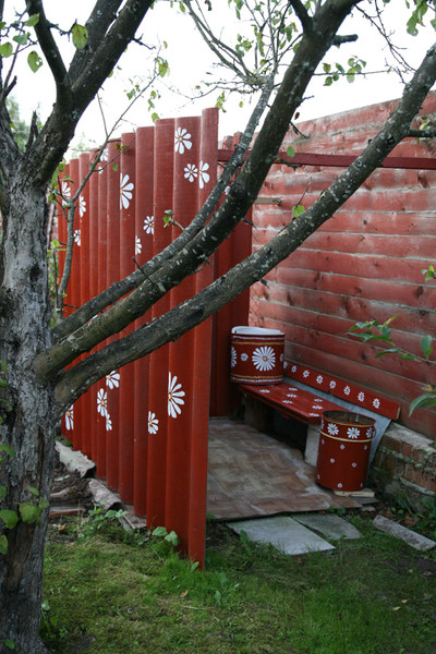 БАННО-ПРАЧЕЧНЫЙ КОМБИНАТИК....:-)). Дачное-Удачное-2008:-) моя «станковая и прикладная живопись':-))