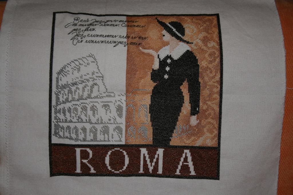 'Рим' от Lanarte. Вышивка