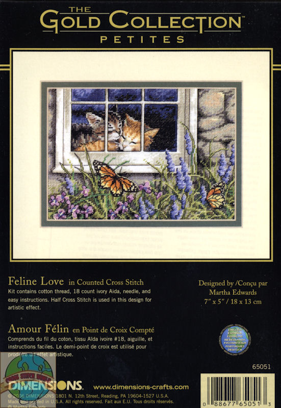 65051 Feline Love. Dimensions Gold Petites 1