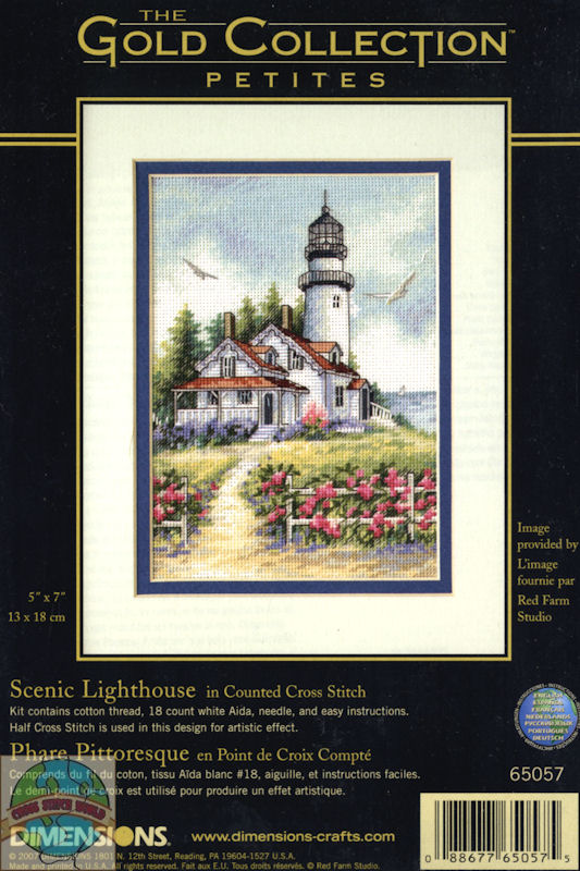 65057 Scenic Lighthouse. Dimensions Gold Petites 1
