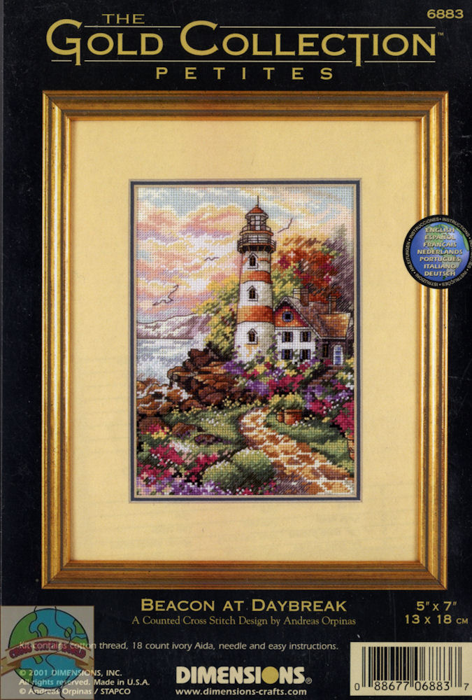 06883 Beacon at Daybreak. Dimensions Gold Petites 1