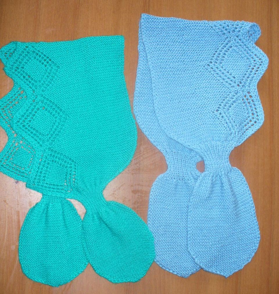 Японские   шарфики. Мои работы