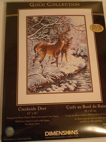 35182 Creekside Deer. Dimensions Gold 1