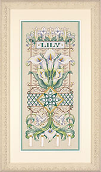 35064 Exquisite Lily Sampler. Dimensions Gold 1