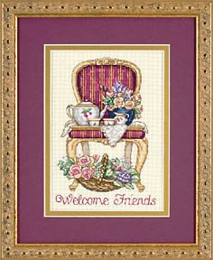 06954 Teatime Welcome. Dimensions Gold Petites 1