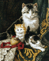 03818 Captivating Felines. Dimensions Gold 1