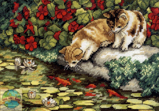 65071 Kitten Reflections. Dimensions Gold Petites 1