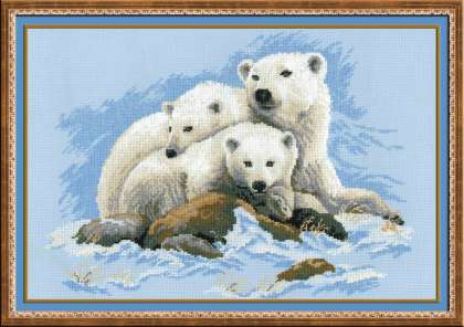 1033 Белые медведи. Riolis