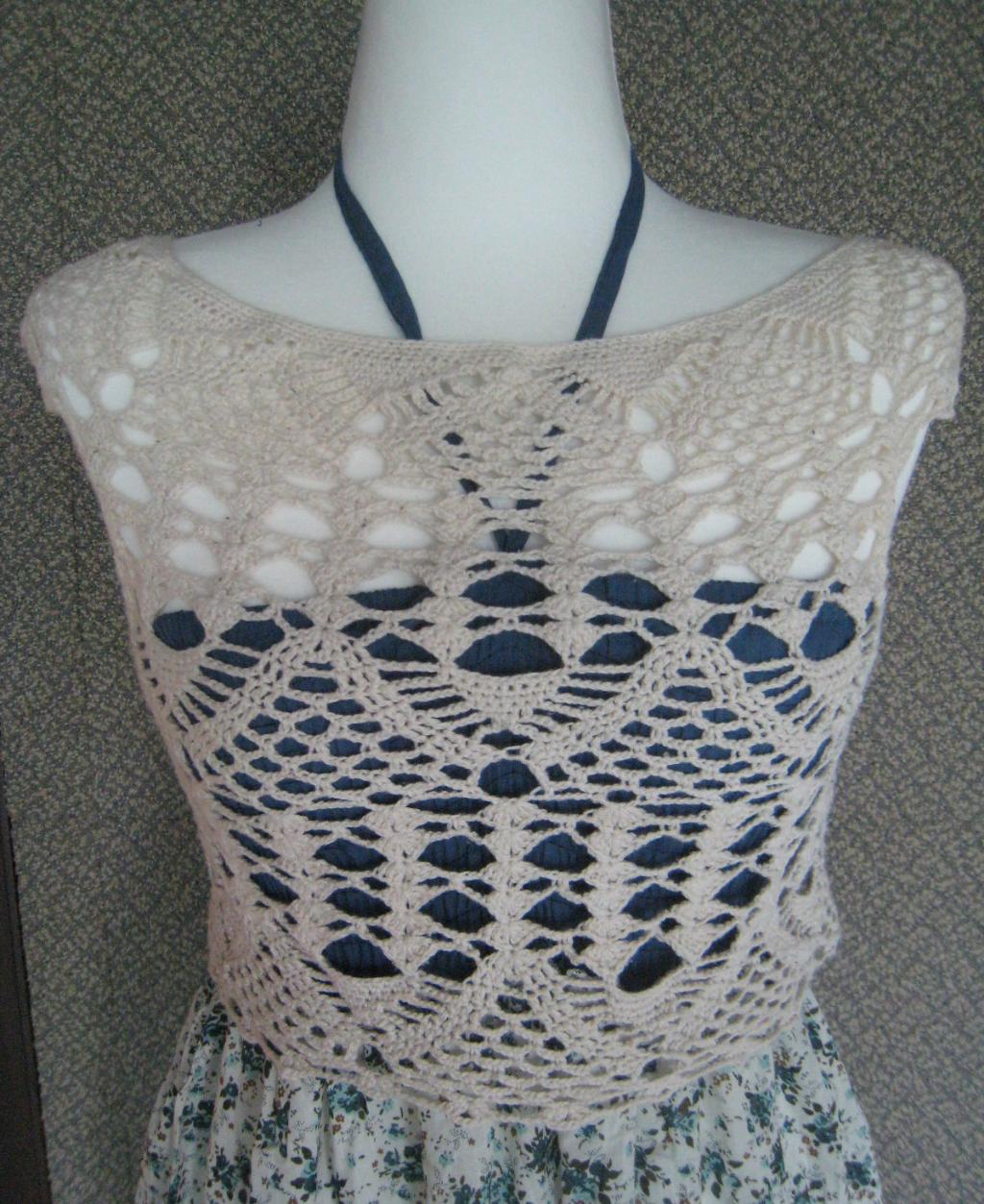 Топик на сарафан. Летняя женская одежда