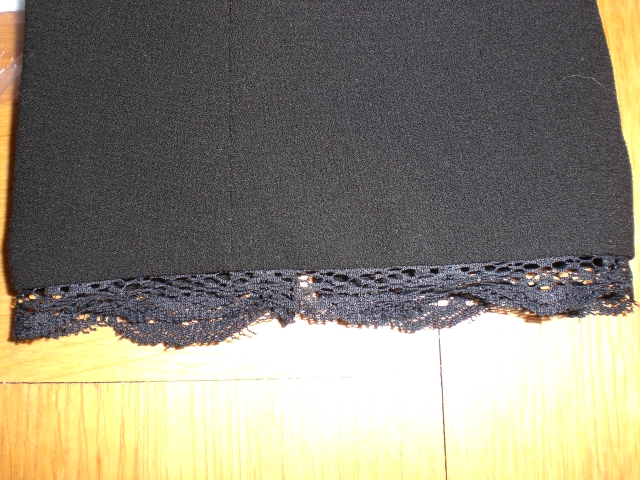 пиджак черный с кружевом 44. 