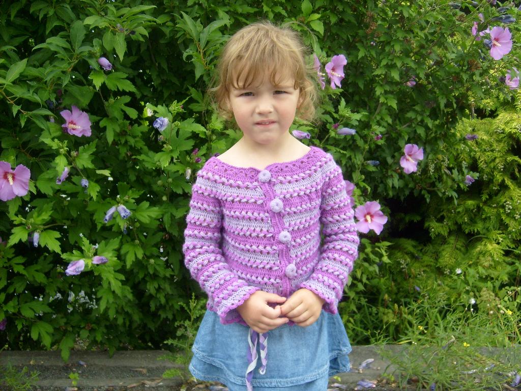 кофточка. вязание для дочки