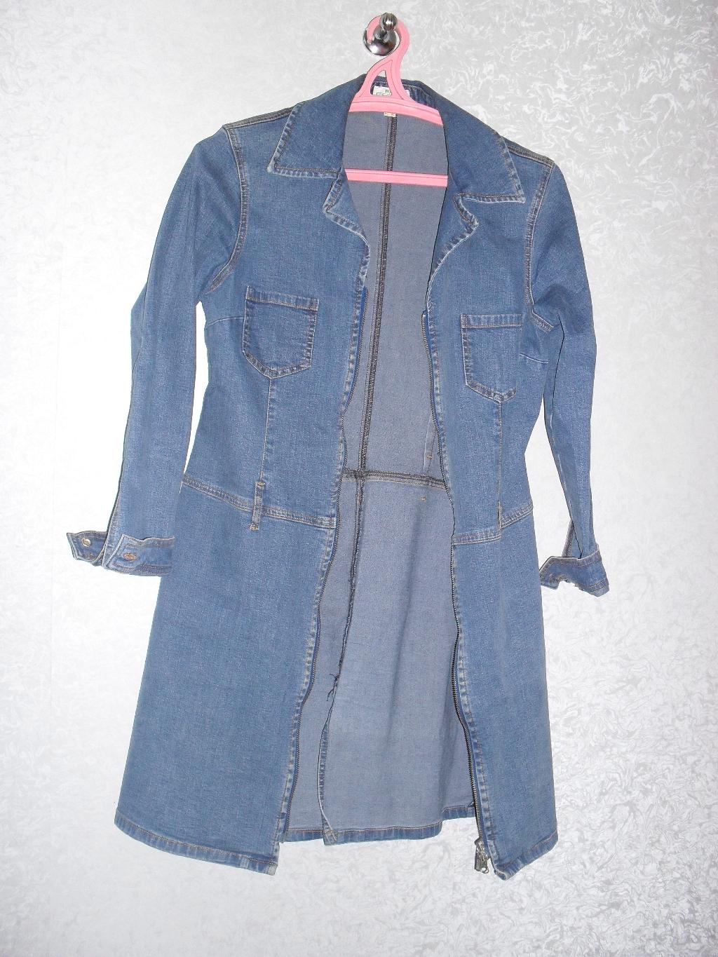 Платье джинсовое стрейч из каталога отто 46-48. Женская одежда 46-48, 44-46