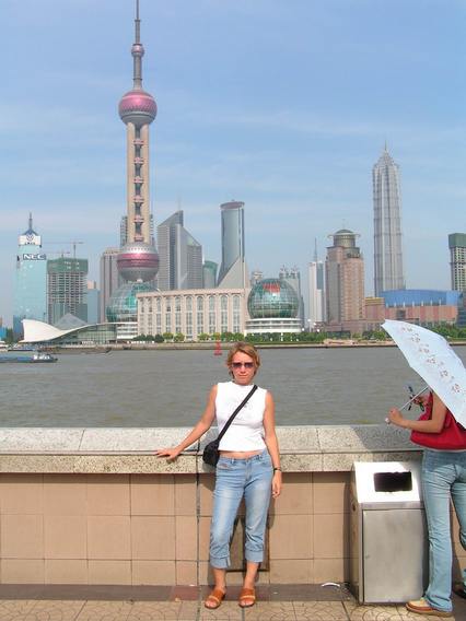 Китай, Шанхай, Набережная. Я
