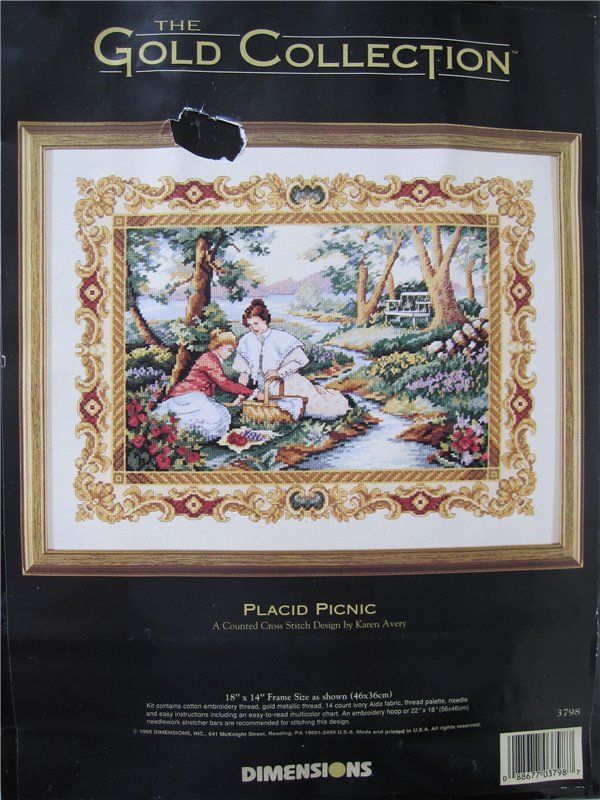03798 Placid picnic. Dimensions Gold 1