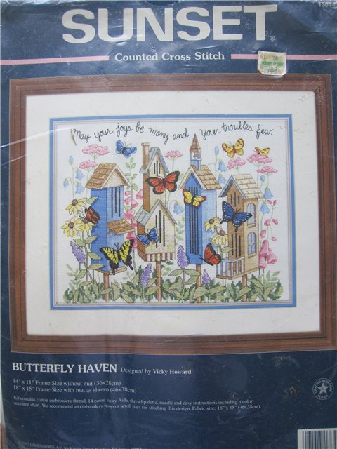 13644 Butterfly haven. Sunset 1