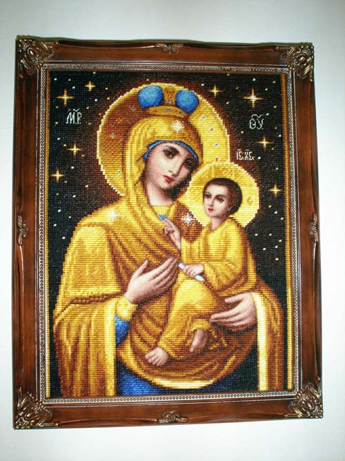 Art. Золотая Тихвинская Богородица
