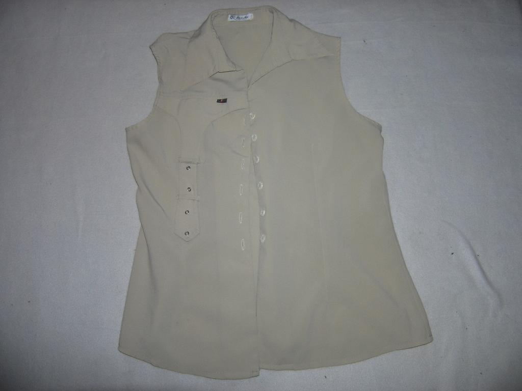 Бежевая рубашка ДАГ. Строгое/В офис/Классика