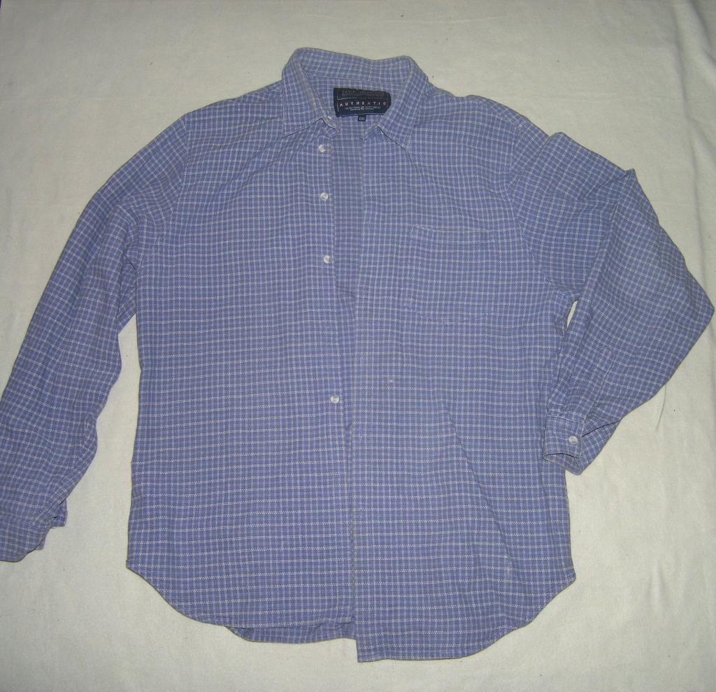 рубашка синяя. Мужское