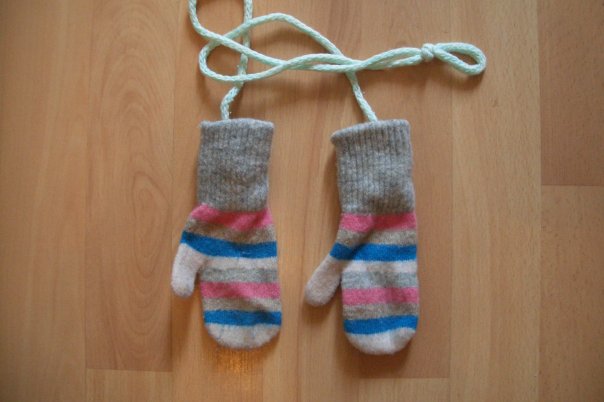 Варежки осень/весна,  р.2-2.5года. Варежки д/д