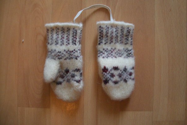 Варежки шерстяные зима, р.1.5-2года. Варежки д/д