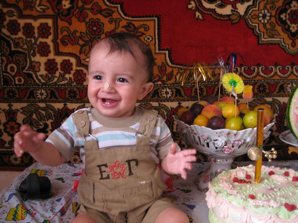 Первый День рождения. 