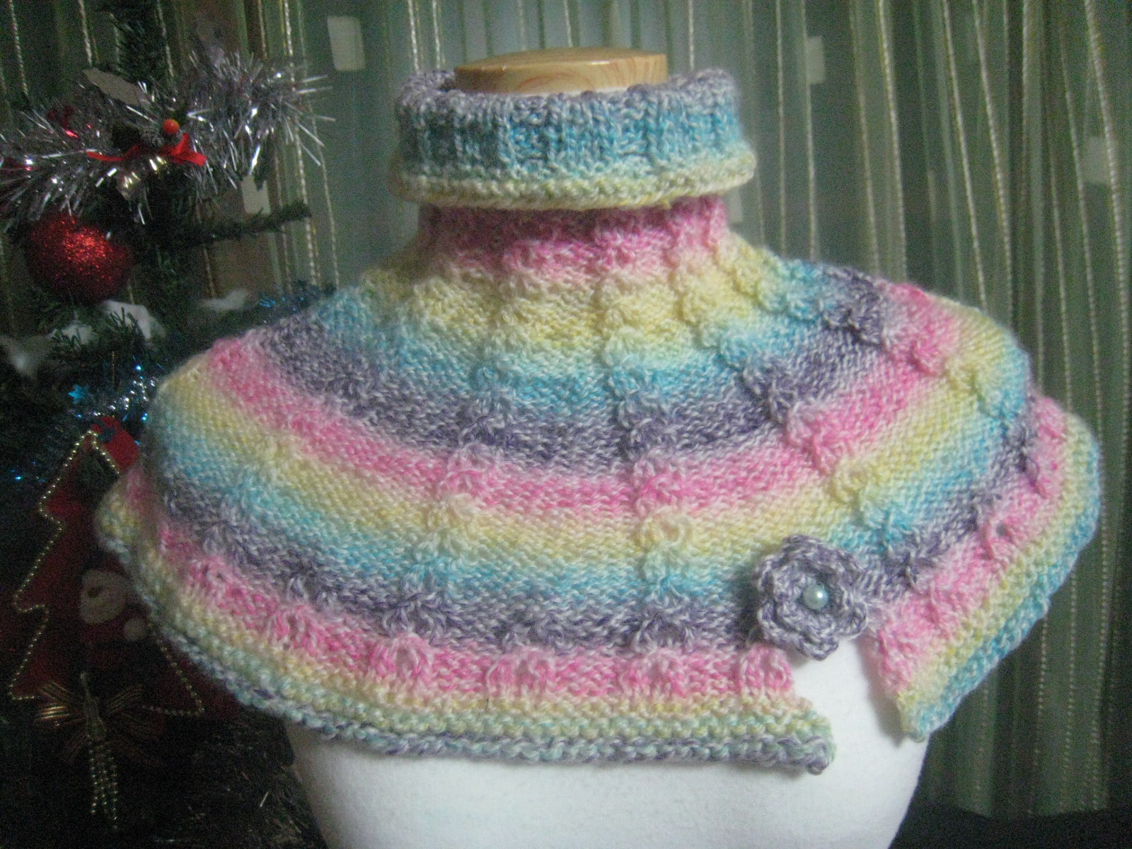 Манишка 'Зебра'. Снуды, горжетки, перелины