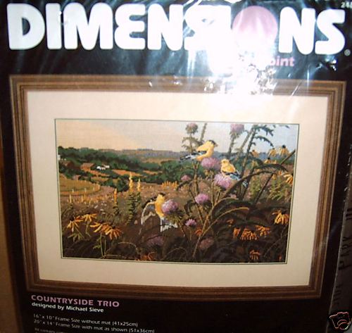 02468 Countryside Trio. Dimensions 1