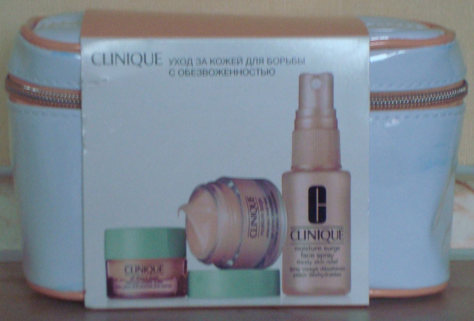 набор КЛИНИК лак оранж. Наборы косметики... элитка