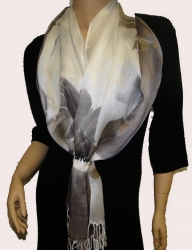 055 серый. палантины