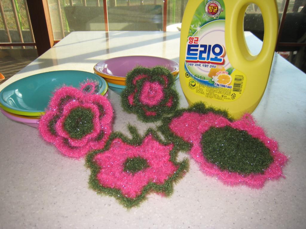 мочалочки для мытья посуды. Все для кухни