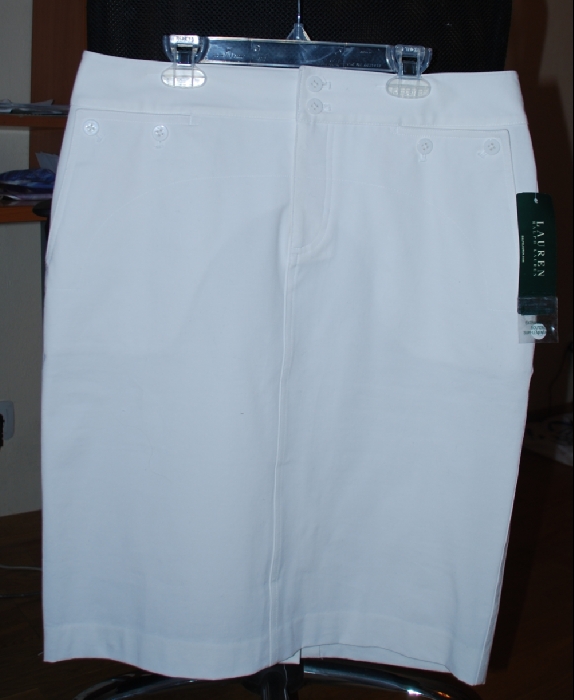 джинса-стрейч LAUREN (Ralph Lauren) р.8 (46-48). платья, юбки