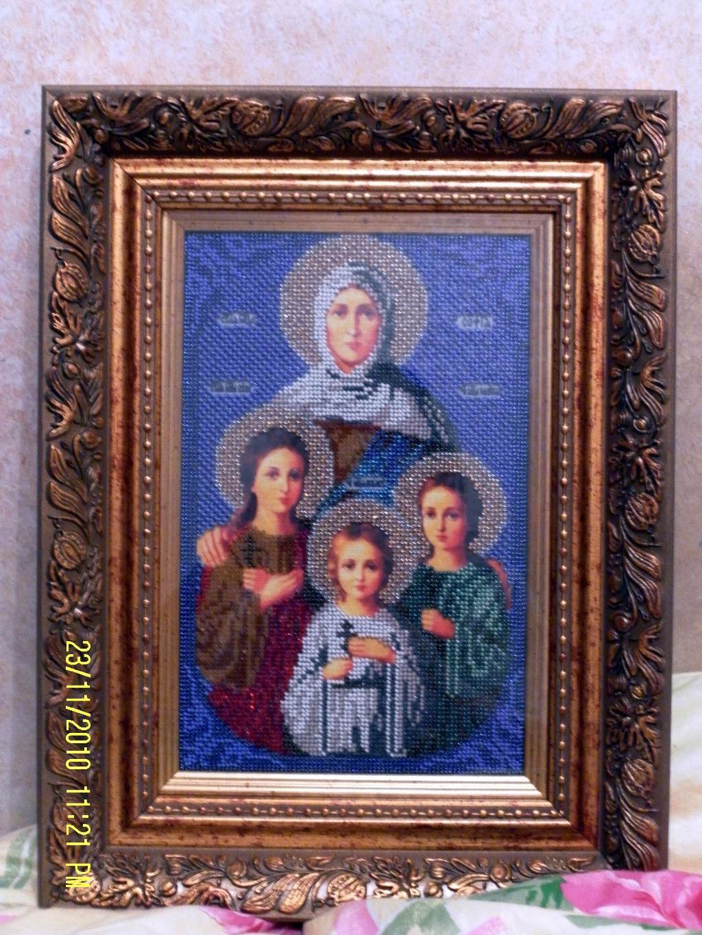  готовая. Вера, Надежда, Любовь и их мать Софья