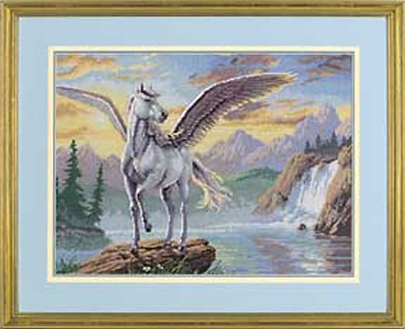 35023 Enchanting Pegasus. Dimensions Gold 