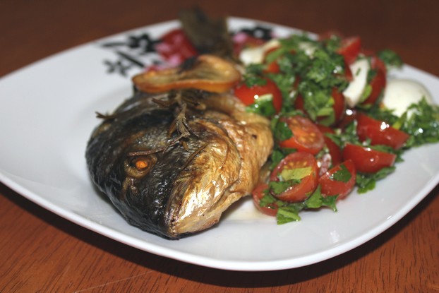  вкусная рыба дорада. горячие блюда и закуски