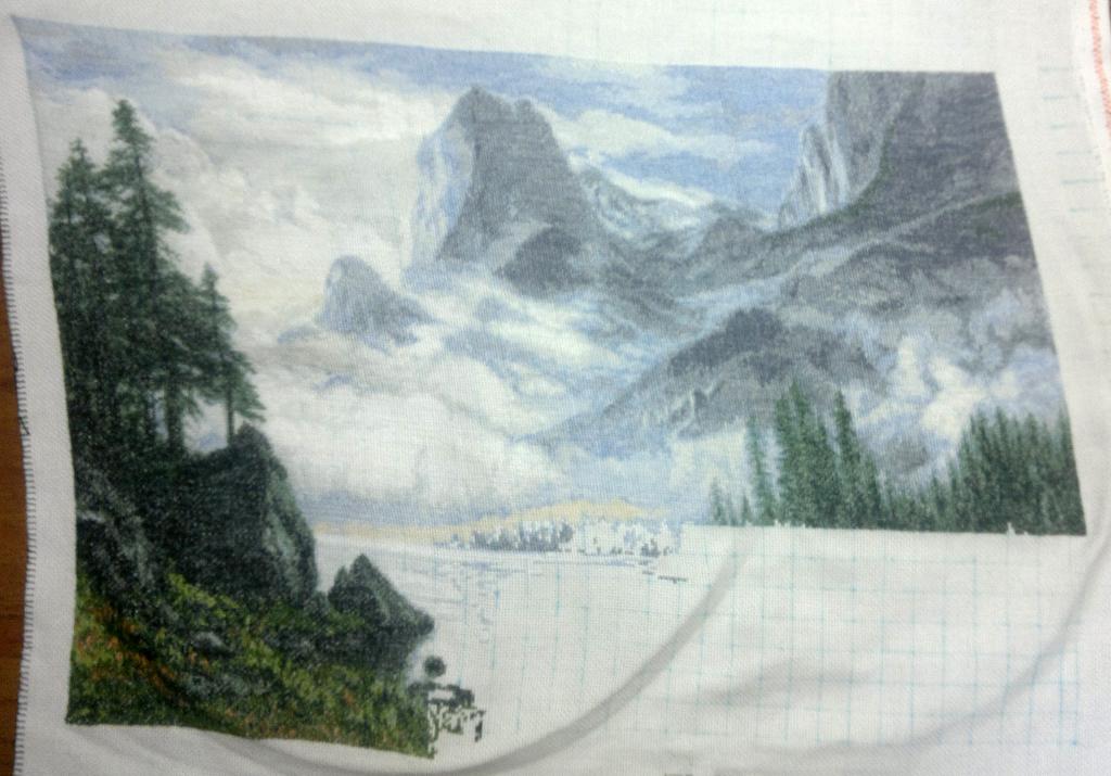 7 листов. Туман в горах (закончен)