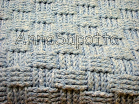 Плед 'Корзинка'. Мои работы